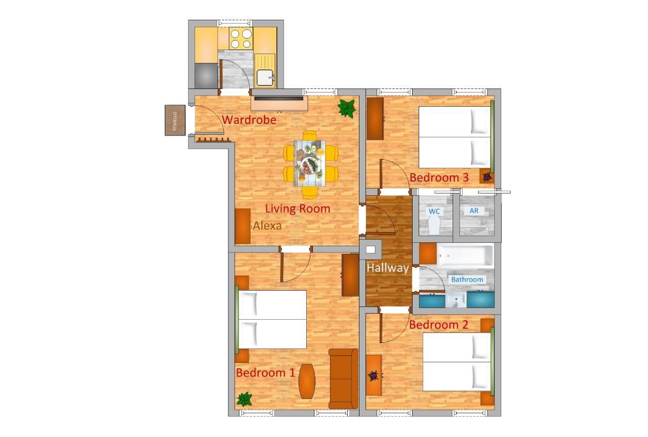 Spacious Station Apartment *