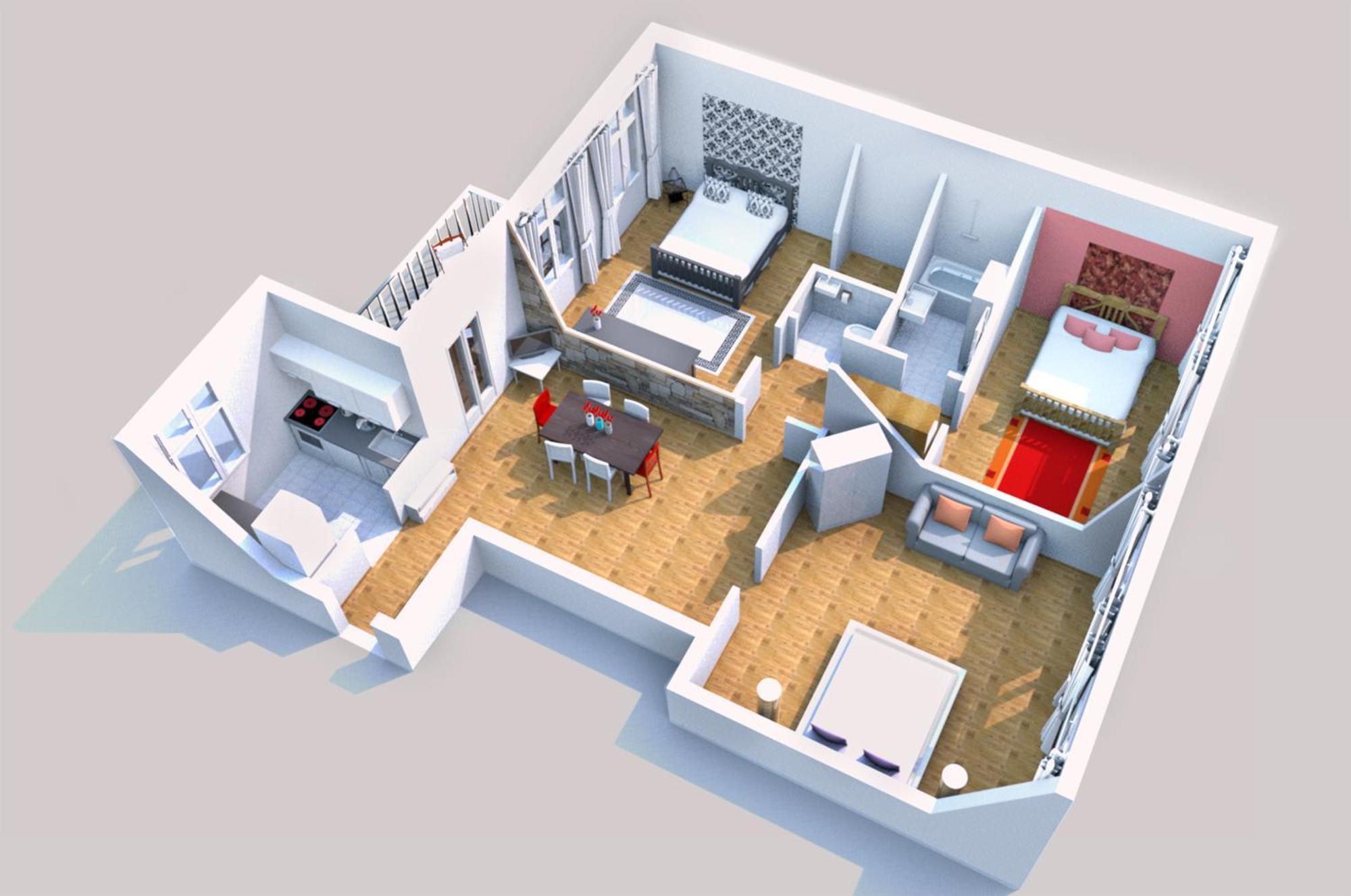 Apartment Spacious Station